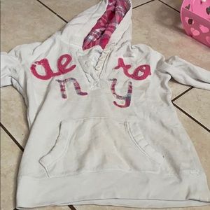 Aeropostale white hoodie